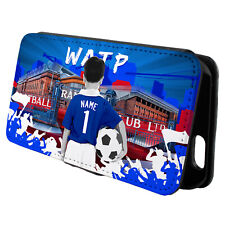 Personalised Glasgow Rangers iPhone Case Football Flip Phone Cover Boys CFP25