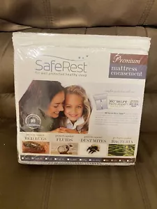SafeRest Premium Mattress Protector Encasement Twin XL Size Waterproof - Picture 1 of 3