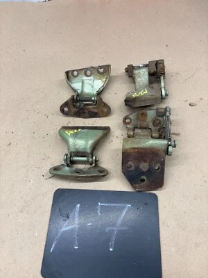 1965-1968 FORD GALAXIE MERCURY MONTEREY LTD 4 DR CONJUNTO DE DOBRADIÇAS TRASEIRAS DE PORTA MILHAS BAIXAS! - Imagem 1 de 4