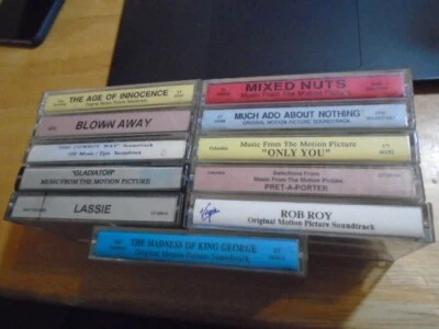 RARE PROMO soundtrack film score CASSETTE TAPE LOT Elmer Bernstein bon jovi u2 ! - Image 1 of 4