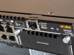 HPE HP Aruba 3810M JL074A 48G PoE Network Switch No Power Supply Rack Rail Kit - Picture 1 of 6