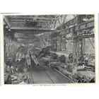 One of the Ordinance Shops at Elswick 1897 Victorian Print AE9-TS3