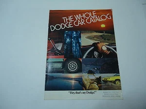 Catalogo Auto Dodge 1979 Challenger Colt Diplomat Omni Vintage - Foto 1 di 2