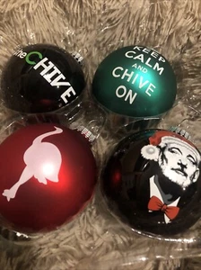 The Chive Christmas Ornaments - BFM, the Chive, KCCO Bill Murray Xmas Gift On - Picture 1 of 8