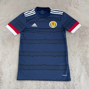 ADIDAS Scotland National Team Jersey Men XS Blue 2020/2021 Home AeroReady NWOT - Picture 1 of 8