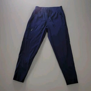 Adar Pro Flawless Jogger Scrubs Pant Women's Large Navy Blue Cargo Loungewear - Picture 1 of 9