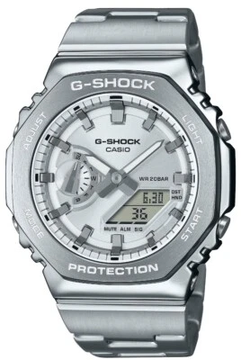 Casio G-Shock Armbanduhr Edelstahlband GM-2110D-7AER - Bild 1 von 2