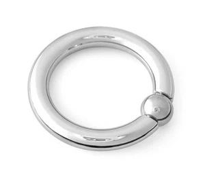 316L Surgical Steel Captive Bead Ring CBR 6g 6 gauge - Picture 1 of 1
