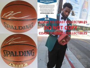 Andre Drummond Los Angeles Lakers Cavs Pistons signed basketball proof Beckett - Picture 1 of 4