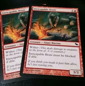Magic the Gathering: Inescapable Brute Karte - 2x - Bild 1 von 1
