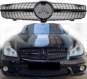 For Mercedes CLS-Class W219 CLS500 CLS400 Front Radiator Diamond Grille 2008-10 - Picture 1 of 16