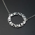 Custom Name Necklace Name Pendant Necklace Anniversary Birthday Gift For Her