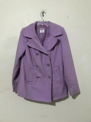 Old Navy Size S/P/P Wool Blend Lilac Coat Jacket Women Stylish RN#54023 - Image 1 of 4