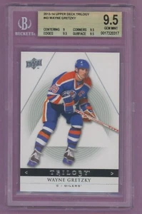 2013 13-14 UD UPPER-DECK TRILOGY OILERS WAYNE GRETZKY #43 BGS 9.5 GEM MINT - Picture 1 of 2