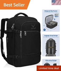 Travel Backpack 40L Flight Approved Carry on Backpack Men Large Cabin Weekend... - Picture 1 of 10