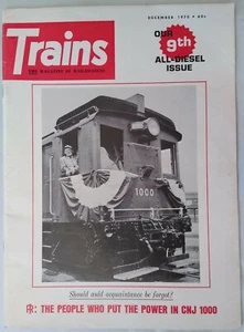 Trains Magazine December 1970 Bagged and Boarded - Picture 1 of 2
