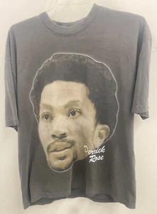 Iconic Vintage Derrick Rose MVP Shirt 2011 Big Face Black Tee Bulls USA XL Rare - Bild 1 von 11