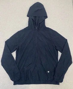 Forever 21 Hoodie 1/4 Zip Women’s Medium Lightweight Black Pullover Hooded - Picture 1 of 10