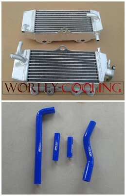 Radiator & silicon Hose FOR Yamaha YZ250F YZF250 2001 2002 2003 2004 2005 BLUE — 第 1/4 张图片