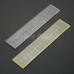 Patchwork Ruler Sewing Patchwork Tool Acrylic Seam Sewing Foot 2 Colour 15*3cm - Picture 1 of 8
