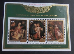 Islas Cook 1986 Pinturas de Navidad Rubens MS1083 MNH UM sin montar como nuevo - Imagen 1 de 1
