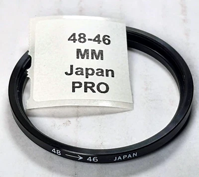 48-46mm Step-Down Lens Filter Converter Adapter Ring 48mm-46mm Metal E48 to E46 - Image 1 of 4