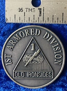 MONETA SFIDA OLD IRONSIDES 1° DIVISIONE CORAZZATA SOLDATO DI FERRO PROF ECCELLENZA - Foto 1 di 2