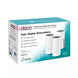 TP-Link Deco E4 3 pack AC1200 Whole Home Mesh WiFi System Wireless Router 3 year - Picture 1 of 3