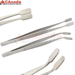 Set Of 2 Offset-Straight Slide Cover Glass Handlig Forceps Scientific Labwares - Bild 1 von 6
