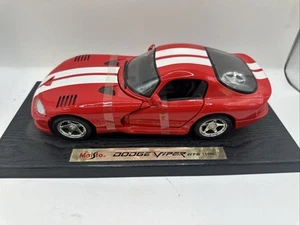 Maisto 1:18 Scale Special Edition 1996 Dodge Viper Red No Box FACTORY STRAPPED - Picture 1 of 20