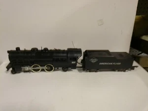 VINTAGE AMERICAN FLYER #300 S GAUGE METAL 4-4-2 LOCO + TENDER READING LINES - Picture 1 of 9
