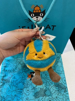 Jellycat Amuseable Sports Beach Volleyball bag charm – Fun & Soft Toy, NWT - Image 1 of 4