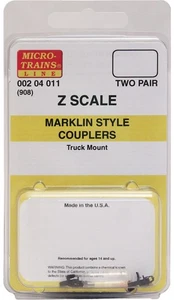 Micro-Trains MTL Z-Scale Coupler Marklin-Compatible F7 Locomotives/Cabooses 2 Pr - Picture 1 of 1