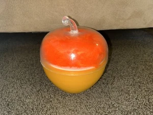 Vintage Giftique Big Apple Dusting Powder w/ Puff Powder Still Sealed 1970’s - Picture 1 of 4