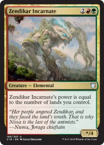 x1 Zendikar Incarnate - Commander 2018 - NM - MTG - Image 1 of 1