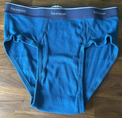 Calzoncillo Completo Mediano De Colección FRUIT OF THE LOOM Deletrear Azul Brillante Color Moda Foto 1 de 4