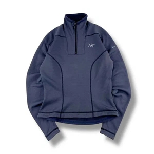Arcteryx Womens Short Blue Fleece Jacket S Synthetic Insulation - Picture 1 of 21