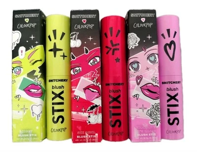 3x SNITCHERY x COLOURPOP Blush Stix ZIGGY + SHE DEVIL + WHAT, LIKE IT'S HARD? - Image 1 of 4