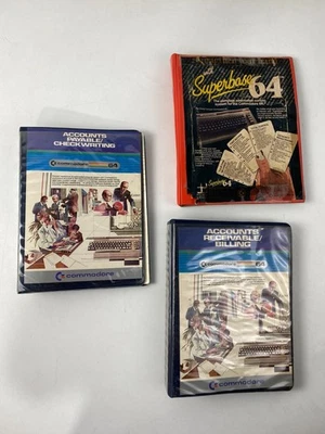 Disco Superbase de facturación vintage C64 Commodore 64/128 cuentas por cobrar 5,25 Foto 1 de 4
