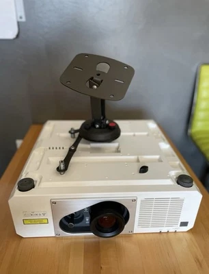 Panasonic PT-RZ570WU WUXGA 1080p DLP Projector W/ Mounts Tested And Works - Image 1 of 4