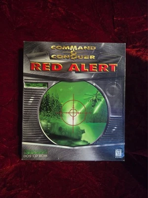 Original Command & Conquer: Red Alert DOS CD-ROM Big Box PC Game - Image 1 of 4