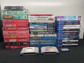 43 Video Game Lot Sega CD Genesis Saturn PS4 Wii N64 Switch Gamecube Limited Run