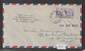 Bermuda FDC Scott 154 - Picture 1 of 1