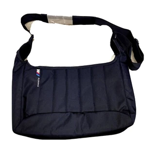 NWT BMW Motorsport Collection Men's Genuine Messenger Shoulder Bag - Picture 1 of 7