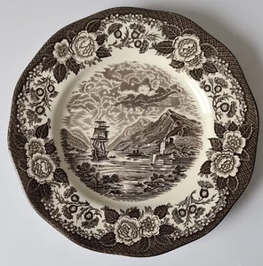 2x Royal Homes of Britain Enoch Wedgwood Tunstall LTD Porzellan Loch Oich Teller - Bild 1 von 6