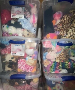 100 RANDOM TY BEANIE BOOS with Tag Plush Toy Doll Collection Stuffed Animal lot - Picture 1 of 7