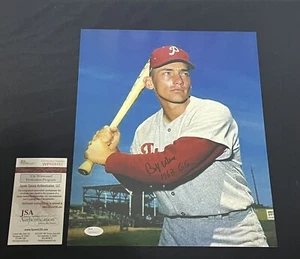 Bobby Wine Signed 11x14 Photo Philadelphia Phillies JSA w/ Inscription Pose 3 - Picture 1 of 3