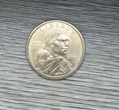 2002-D Sacagawea One Dollar Golden Coin Cover