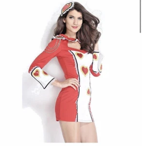 Sexy Queen of Hearts Womens Cheap Clearance Costumes - Picture 1 of 3