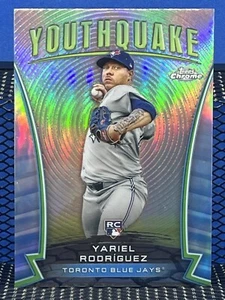 2024 Topps Chrome Update YARIEL RODRIGUEZ Blue Jays RC Youthquake Refractor - Picture 1 of 2